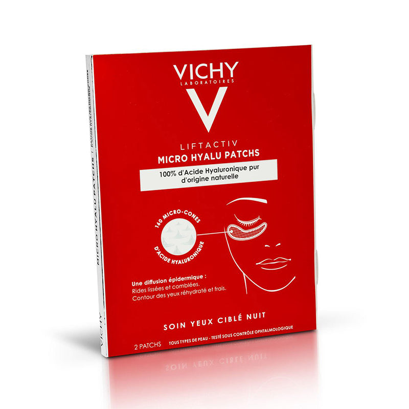 Vichy Liftactiv Micro Hyalu Patches - Parches de Ácido Hialurónico para Ojos