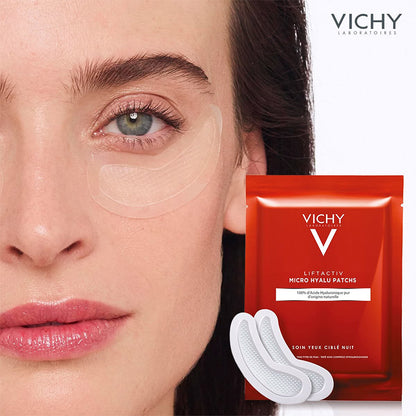 Vichy Liftactiv Micro Hyalu Patches - Parches de Ácido Hialurónico para Ojos
