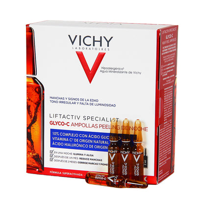 Vicky Glyco-C Ampollas Peeling de Noche