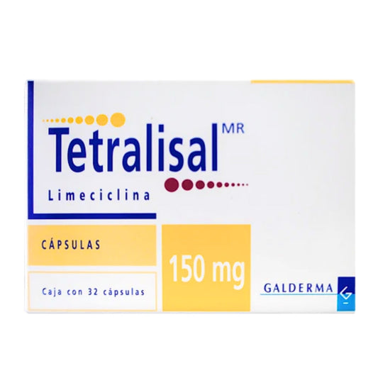 Tetralisal 150mg, 32 Cápsulas.